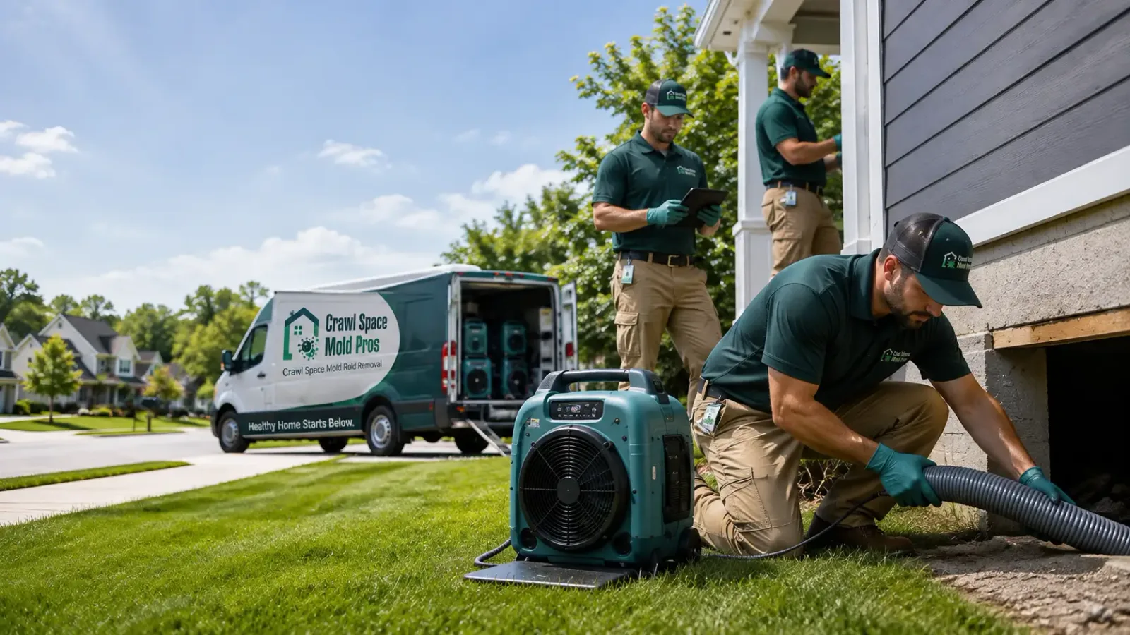 Crawl Space Mold Removal in North Bonneville, WA